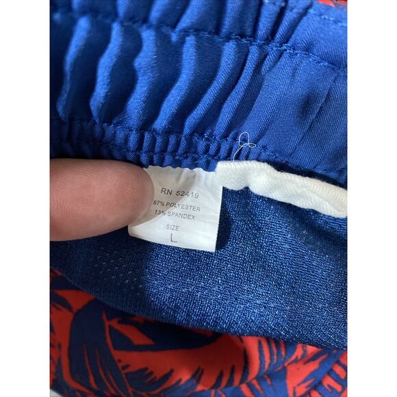 Sperry Mens Swim Trunks Size Large Floral Swimming Suit Hawaiian Shorts - Picture 4 of 11